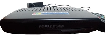 Vecchio decoder digitale terrestre I-CAN 1100T Black, USATO - Immagine 1 di 4