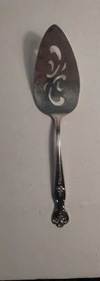 Vintage Org. Servidor de tartas/pasteles WM Rogers Extra Plate Magnolia 8" Foto 1 de 4