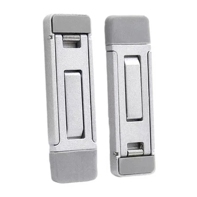 2 PEZZI Supporto Portatile per Laptop in Lega di Zinco Sollevatore Piedi per Laptop Pieghevole8114 - Immagine 1 di 4