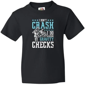 Inktastic Motocross BMX Bike Apparel Youth T-Shirt Competition Race Racing Biker - Picture 1 of 2