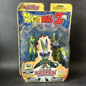 Imperfect & Perfect Cell DRAGON BALL Z Irwin Toys Saiyan Warriors 100% BRAND NEW - Picture 1 of 8