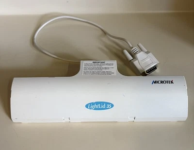 MICROTEK LIGHTLID 35 Slide Scanner Retro PC 15 Pin Handheld  Photo UnTested - Image 1 of 4
