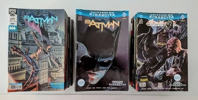 BATMAN Universo DC Rinascita 1 a 72 + Il Cavaliere Oscuro 1 a 24 SERIE COMPLETE - Immagine 1 di 4