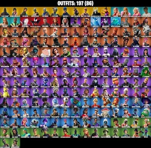 (197) Exclusive Fortnite OG Black Knight, The Reaper, Omega, John Wick and more - Picture 1 of 5