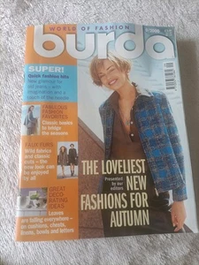 BURDA Magazine - September 2000 - Uncut Sewing Patterns Fashion Dressmaking B1 - Picture 1 of 6