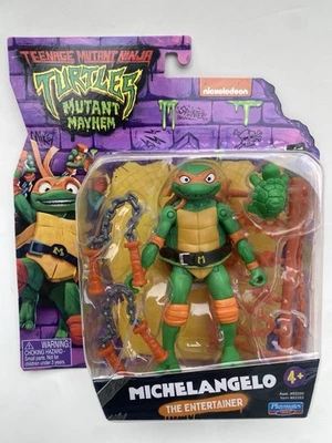 Figura de acción Teenage Mutant Ninja Turtles Mayhem 5" pulgadas MICHELANGELO nueva TMNT Foto 1 de 3