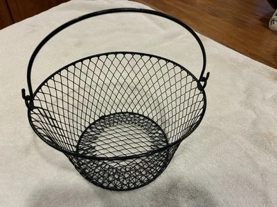 Cesta redonda de malha de arame leve - Imagem 1 de 4
