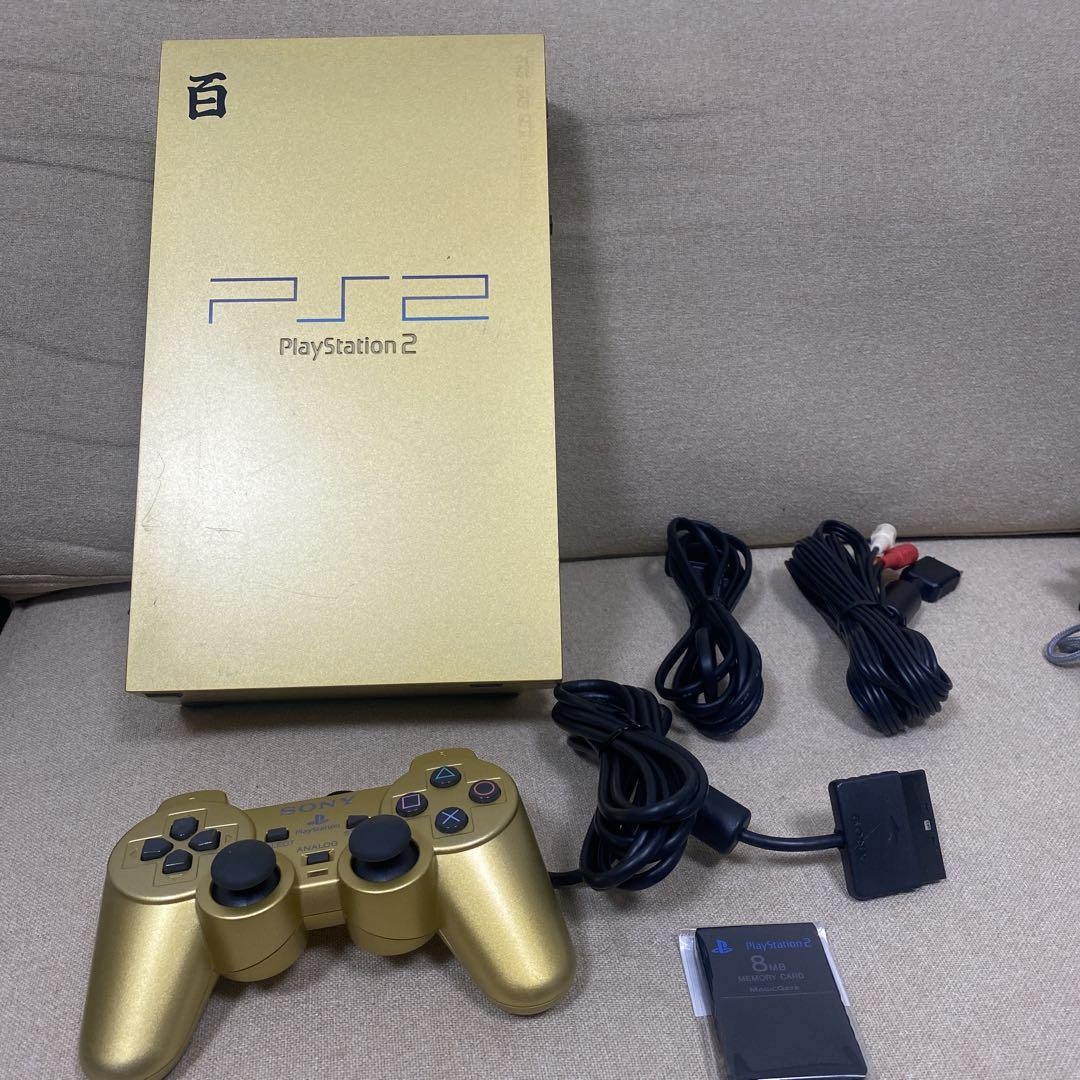 Sony PlayStation 2 NTSC-J Gold Video Game Consoles for sale