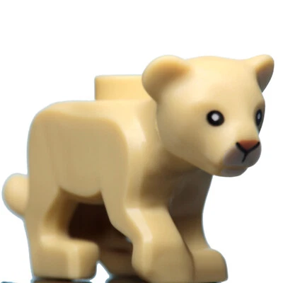 NUEVO LEGO - Animal - Tierra - Gato León Cachorro Bronceado x 1 - 60301 60307 952112 Foto 1 de 2