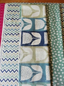 Designer Fabric Bundle Honour Addington Tulip PT Textiles Zag Zig Cotton Sewing - Picture 1 of 9