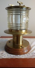 Vintage Brass Ship lamp