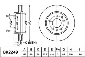 Bendix Ultimate Brake Rotor for Audi Q7 4L 4.1L DIESEL CCFC 2010 - 2015 - Picture 1 of 1