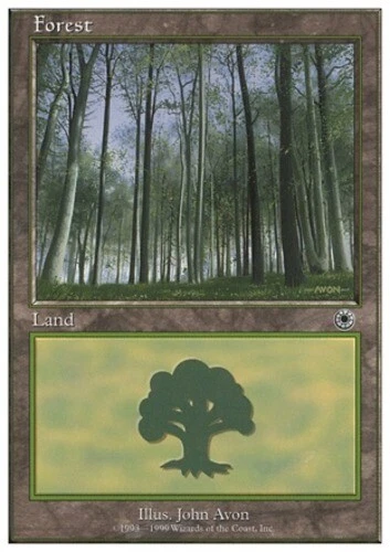 Forest (Skinny Trees) ~ Lightly Played Battle Royale MTG Magic UltimateMTG Land  - Image 1 of 1