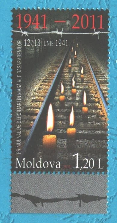 Moldova 2011 Mass Deportation 70th Anniversary Railroad , 1v . MNH - Image 1 of 1