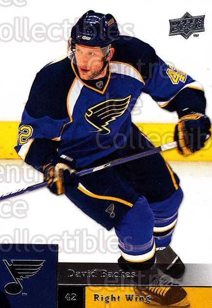 2009-10 Upper Deck #356 David Backes - Image 1 of 1