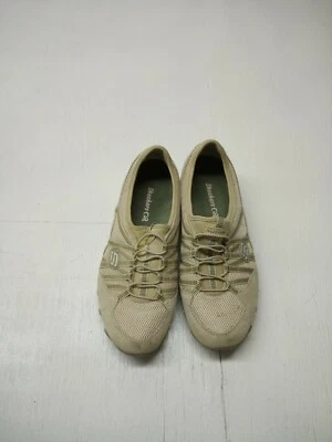 Zapatos deportivos Skechers para mujer con cordones elásticos sin cordones tostados y dorados talla 9,5 Foto 1 de 3