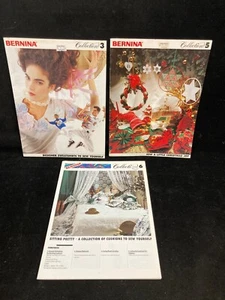 VINTAGE BERNINA EMBROIDERY COLLECTION #3,#5,& #6 WITH PATTERNS - Picture 1 of 5