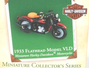 Hallmark 2004 1933 Flathead Model VLD -Miniature Harley-Davidson Motorcycles 6th - Picture 1 of 10