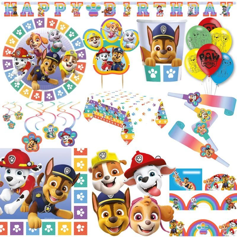 Paw Patrol Geburtstag Deko Partyset Kindergeburtstag Party Dekoration Geburtstag - Bild 1 von 1
