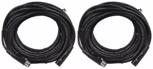 2 Rockville RDX5M50 50' 5-Pin Male-Female DMX Lighting Cables 100% Copper - Picture 1 of 2