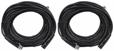 2 Rockville RDX5M50 50' 5-Pin Male-Female DMX Lighting Cables 100% Copper - Image 1 of 2