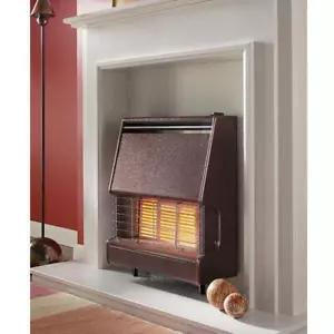 Flavel Firenza Gas Fire Bronze FFIRR0MN Radiant Gas Fire 5 Year Warranty - Picture 1 of 6