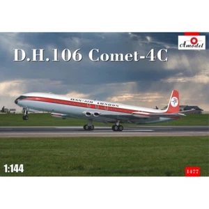 Amodel 1477 Kit modellino aereo in plastica 1:144 D.H.106 Comet-4C - modellini Ucraina - Foto 1 di 24