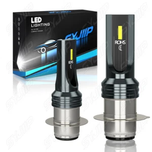 2X H6W BAX9S CANBUS 6000K WHITE LED PARKER LIGHT BULB FOR BMW MERCEDES - Picture 1 of 14