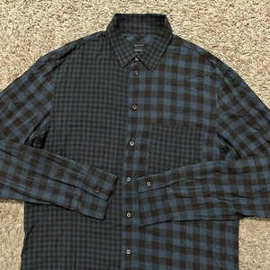 Camicia Qasimi Plaid Patchwork Viscosa Bottoni Made In Italy 16 - Foto 1 di 6