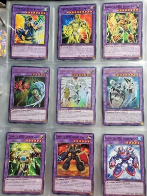 YuGiOh Elemental Hero Deck Collection. Flare wingman, thunder giant - Image 1 of 4