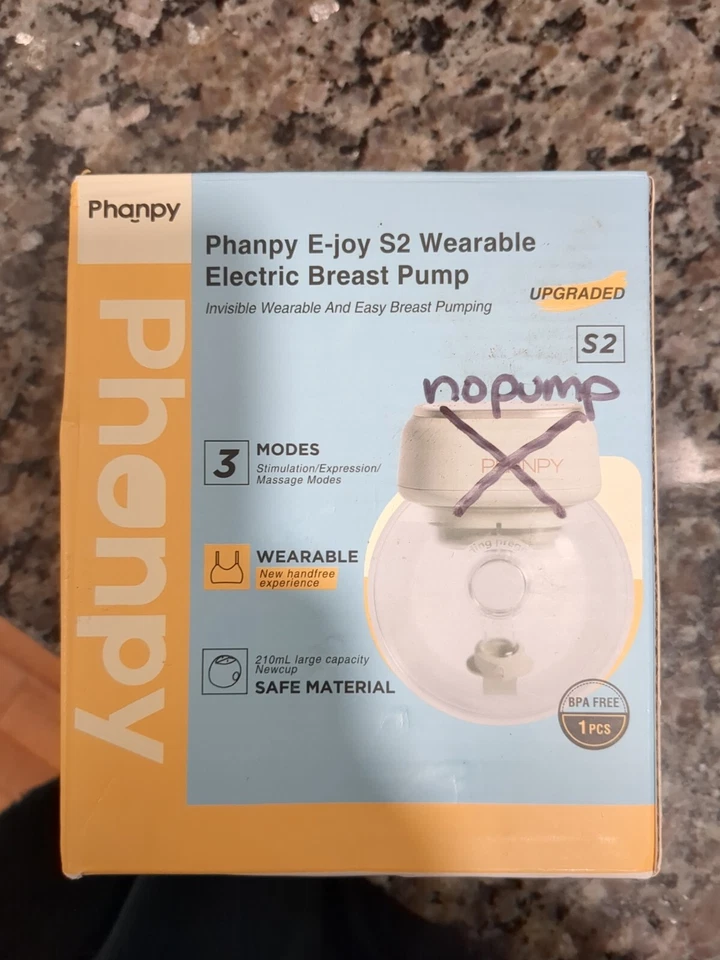 Extractor de leche eléctrico portátil Phanpy E Joy S2 PIEZAS Foto 1 de 1