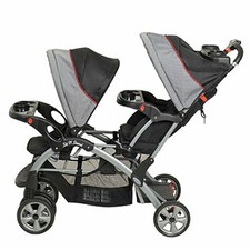 New ListingBaby Trend Sit N Stand Plus Double Stroller, Millennium