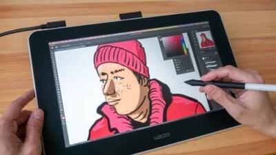 Wacom One Creative Tavoletta Display con Software Inclusi, Display 13.3" Full Hd - Immagine 1 di 4