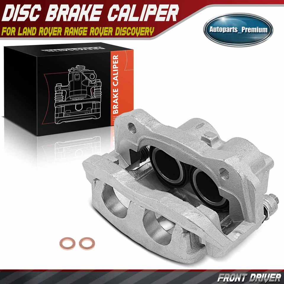 Front Driver Side Brake Caliper w/ Bracket for Land Rover Range Rover Discovery - Image 1 of 4