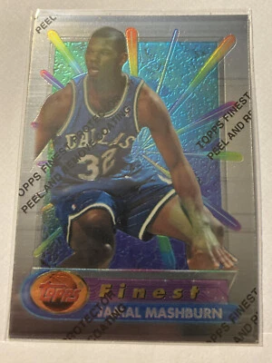 1994-95 Topps Finest #60 Jamal Mashburn Dallas Mavericks Near Mint - Image 1 of 2