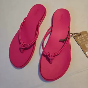 OLUKAI Women's Aka Sandals In Pink Plumeria Size 10 - Picture 1 of 8