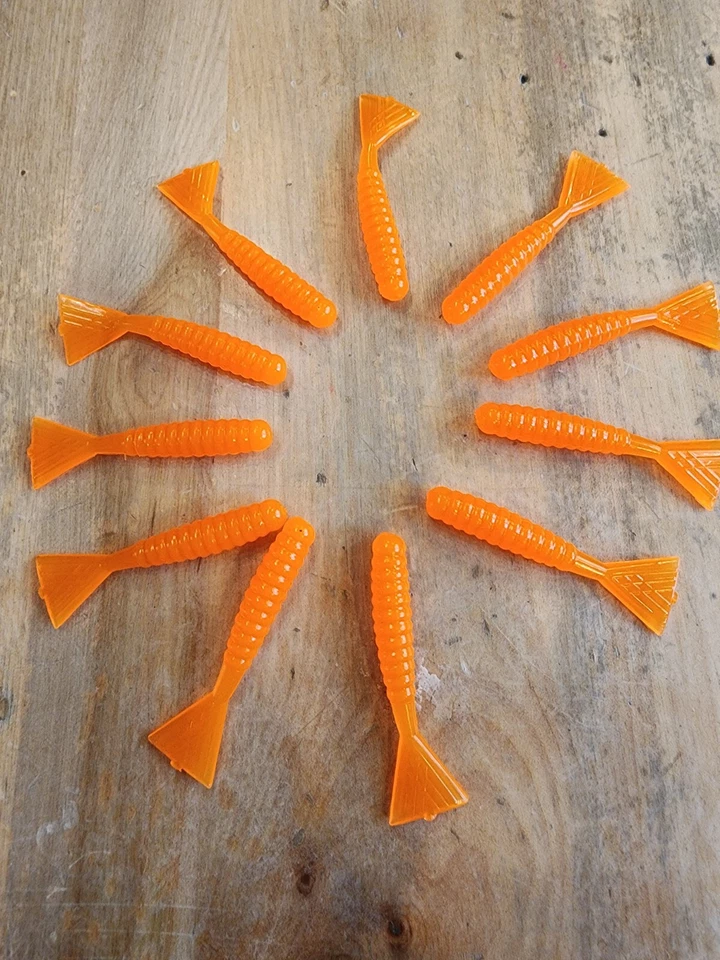 Plantillas Tophat Plástico Cebo de Pesca Crappie, Panfish, Walleye, Trucha 2 pulgadas Lubina Foto 1 de 1