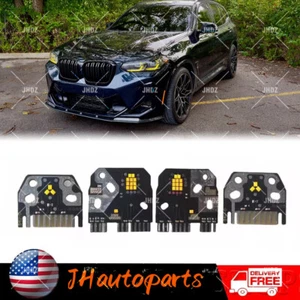 CSL YELLOW DAYTIME RUNNING LIGHT LED BOARDS FOR BMW X3M X3 X4M X4 LCI 2022-2024 - Picture 1 of 6