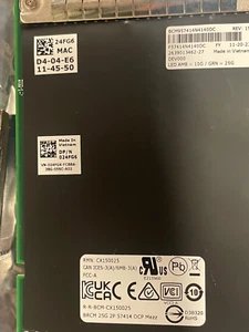 DELL 24FG6 PowerEdge R660 R760 T560 Broadcom 57414 Dual Port 25GBe OCP 2 X SFP - Picture 1 of 2