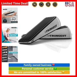 Strongest Door Stopper, Heavy Duty Door Stop Wedge Made of Premium Quality Zi... - Picture 1 of 7