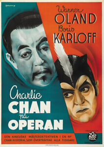 Charlie Chan at the opera Boris Karloff movie poster 