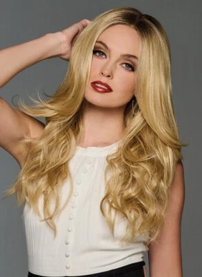 Peluca ONDAS LARGAS DESPEINADAS de HAIRDO *CUALQUIER COLOR amigable con el calor, pieza mono + encaje ft NUEVA Foto 1 de 4