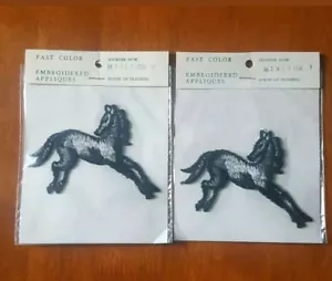 Parches de caballo con apliques bordados House Of Franken nuevos en paquete - 2 piezas - Imagen 1 de 2