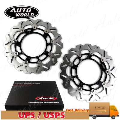 Rotor de disco de freno delantero para Yamaha YZF R6 2006 2007 2008 2009 2010 2011 2012 2013 Foto 1 de 4