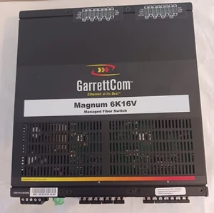 GarrettCom Magnum 6K16V Interruttore in fibra gestito. Nuovo con scatola. Spedizione gratuita - Foto 1 di 9