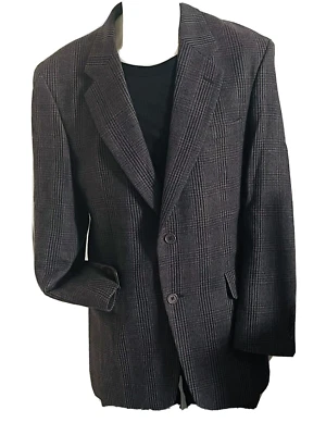 Blazer Chaqueta A Cuadros De Colección Woolrich Lana Marrón Tweed Para Hombres 42 R EE. UU. Abrigo Deportivo Foto 1 de 4