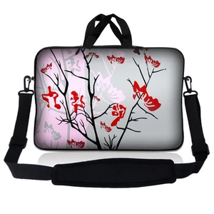 15.6" Laptop Sleeve w Shoulder Strap Bag Case Fits 15 15.4 15.6 Acer Dell Asus 2 - Picture 1 of 35