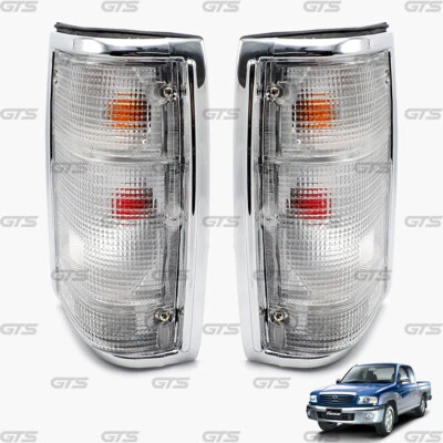 Luz trasera cromada para Mazda B2000 B2200 Fighter B2500 1986 1997 Foto 1 de 4