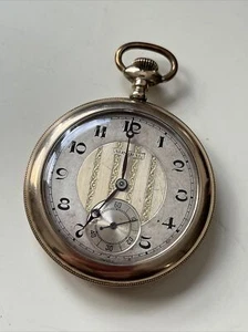 Antique Tacy Watch Company Admiral Pocket Watch - Gold Filled, 15 Jewels - Picture 1 of 8