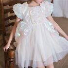 Little Girls Beauty Chiffon Dress Up Kids White Princess Dress Halloween